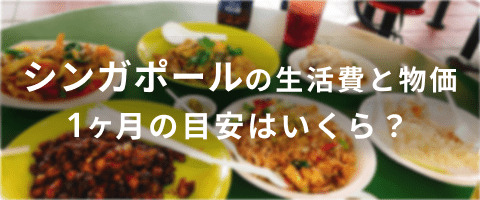 シンガポールで1ケ月暮らすにはいくら必要？現地の方にインタビューしました。