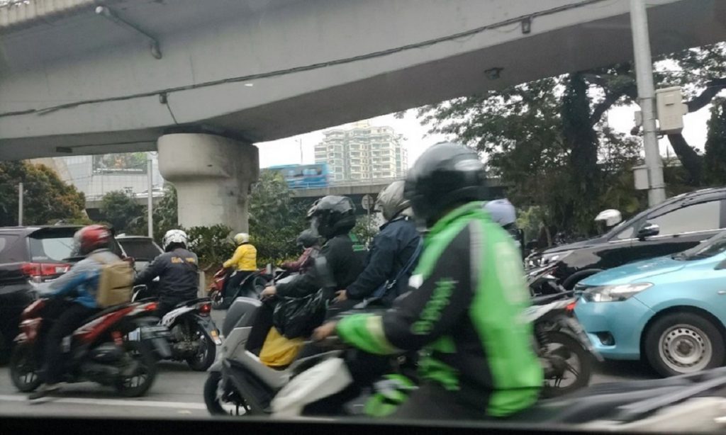 インドネシアの交通渋滞